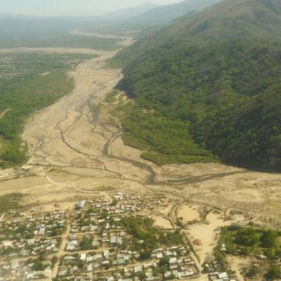 Imagen aerea de rios de la provincia